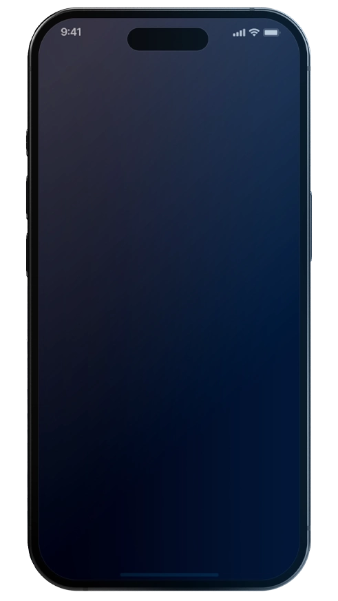 Mobile Handelsoberfläche von Klarvoro